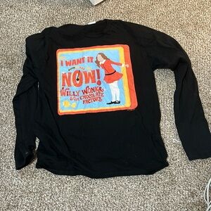 Willy Wonka Long Sleeve Shirt Never worn
